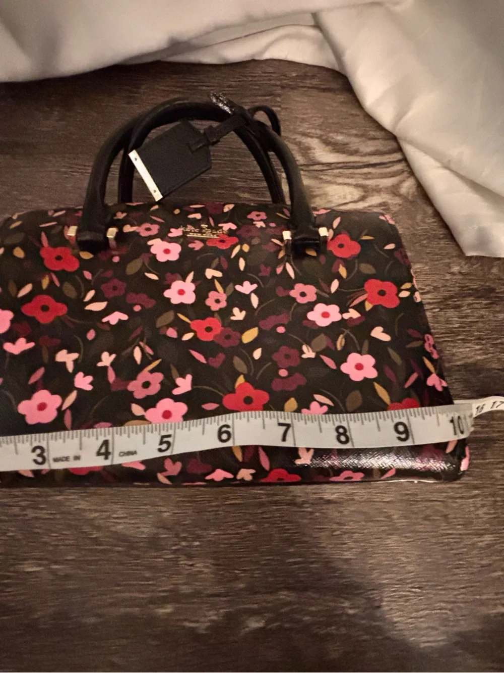 Kate Spade Cameron Street Boho Floral Small Lottie Satchel & Matching Wallet Set